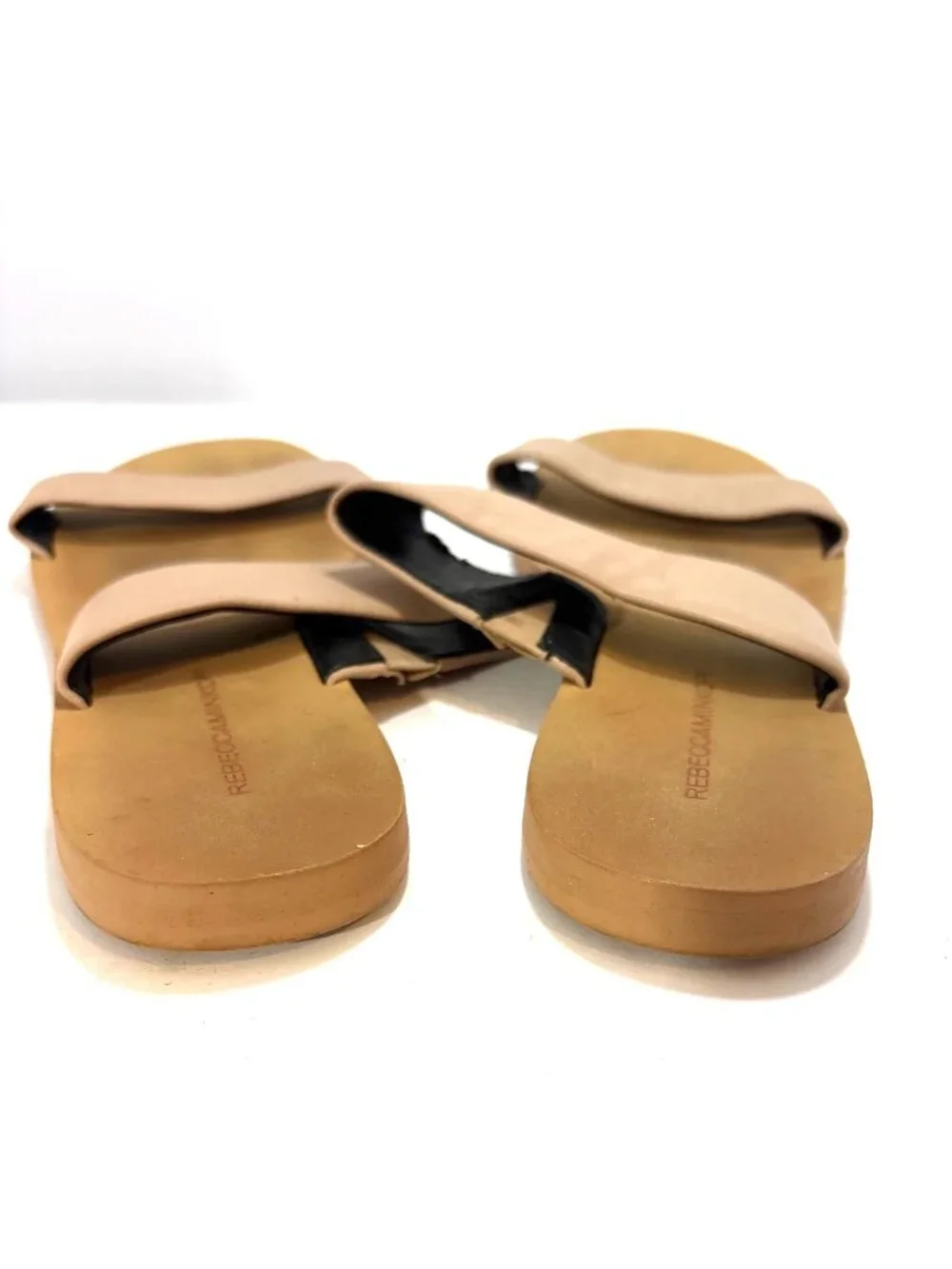 Rebecca Minkoff Tan Leather Slide‎ Sandals Size 10M